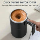 Rechargeable Automatic Magnetic Cup Electric Coffee Milk Self Mixing Mug