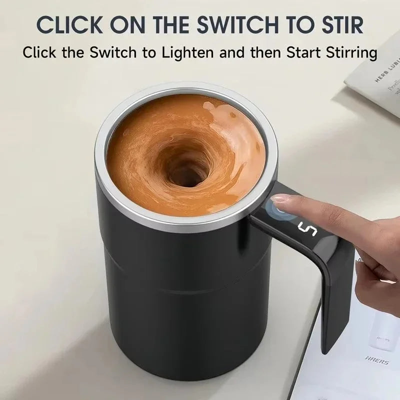 Rechargeable Automatic Magnetic Cup Electric Coffee Milk Self Mixing Mug