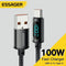 100W Fast Charging USB C Charger Data Cable