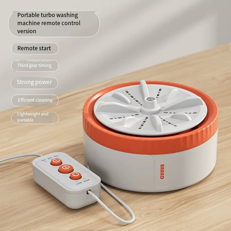 Mini Washing Machine Portable USB Rotating Turbo Fruit Ultrasonic