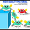 Double Force Walking Crawling Crab Tummy Time Baby Sensory Toys