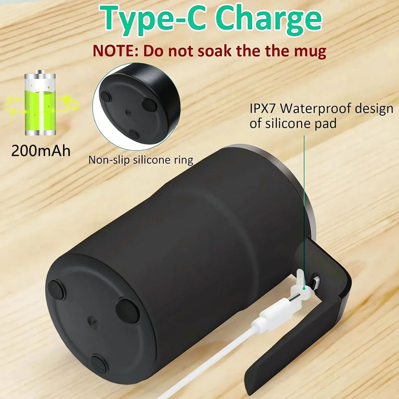 Rechargeable Automatic Magnetic Cup Electric Coffee Milk Self Mixing Mug