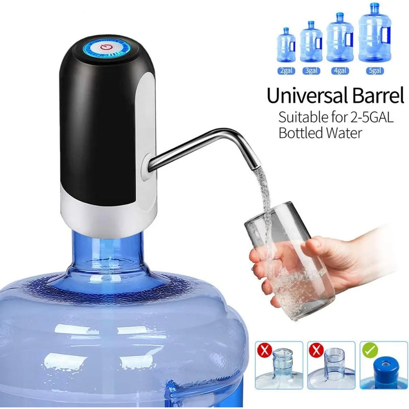 Water Bottle Pump 5 Gallon USB Charging