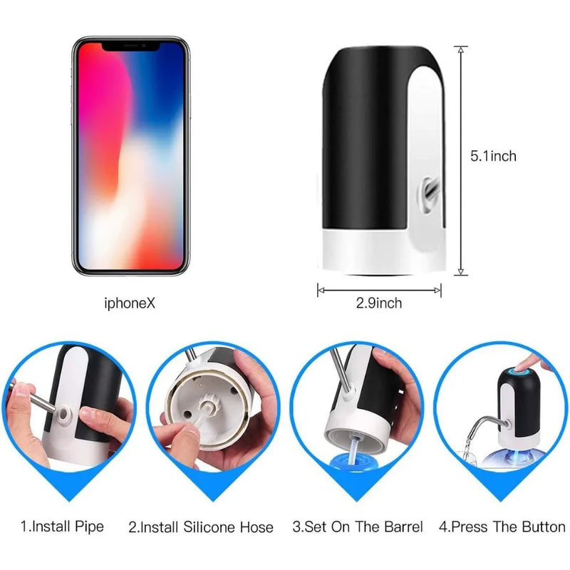 Water Bottle Pump 5 Gallon USB Charging