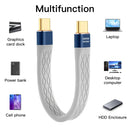 240W 40GB Short USB C to USB C Cable Fast Charging Type C