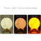 Air Humidifier,Home Use LED Lunar Air Humidifier Moon Lamp
