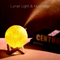Air Humidifier,Home Use LED Lunar Air Humidifier Moon Lamp