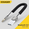 Essager Bluetooth Audio Receiver Dongle USB To 3.5mm Jack Car Audio Aux Bluetooth 5.0 Handsfree